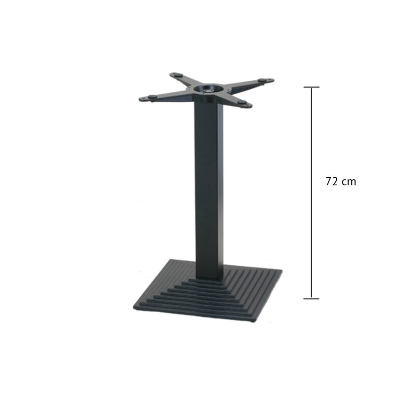 Pied de table en fonte carr pyramidale TG-404-T (haut. 72cm)