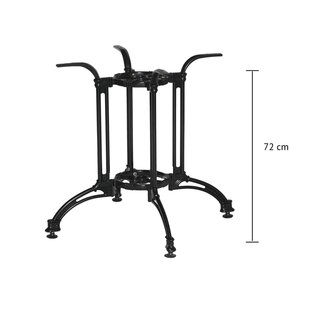 Pied de table classique fonte daluminium SYLT-44 noir...