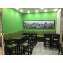 Chaise de bar bistrot en bois assise rembourre DIORA BP