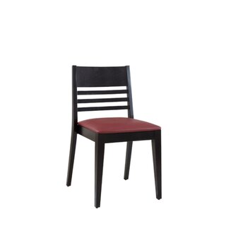 Chaise en bois assise rembourre MERA-500-P