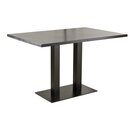 Pied de table double en fonte noire MARINO-407 (haut. 72cm)