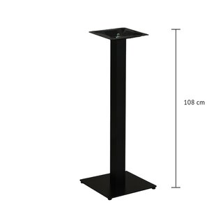 Pied de table haute en fonte noire MARINO-404-H (haut 108...