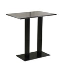 Pied de table haute double en fonte noire MARINO-407-H (haut. 108cm)