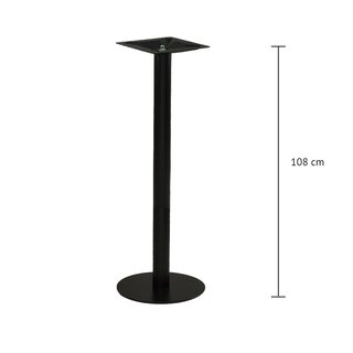 Pied de table haute en fonte noire MARINO 400 H (haut....