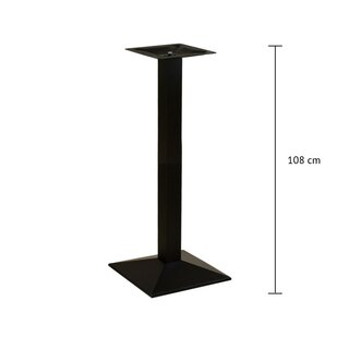 Pied de table mange debout carr trapze en fonte...