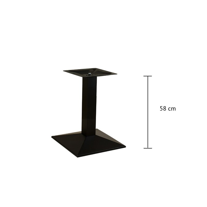 Pied de table basse carr trapze en fonte KONTI-C-404 (haut. 58cm)