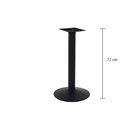 Pied de table rond conique en fonte KONTI-400 (haut. 72cm)