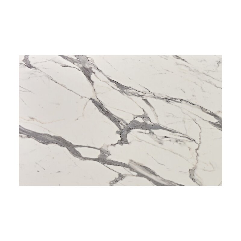 Plateau bureau Statuario Marbre Blanc Compact Ep 10mm