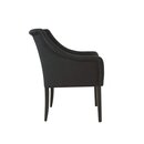 Chaise en bois rembourre capitonne KAVIRA-A