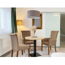 Chaise en bois rembourre capitonne GARY-3