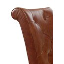 Chaise en bois rembourre capitonne GARY-3