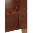 Chaise en bois rembourre capitonne GARY-3