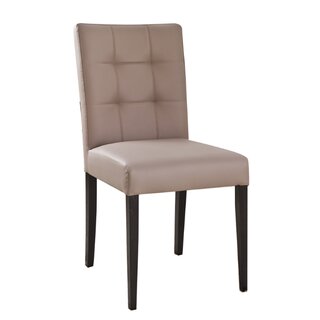 Chaise en bois rembourre capitonne DAROA