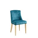 Chaise en bois rembourre PATRICIA