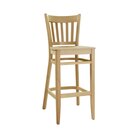 Chaise de bar en bois LADIS B