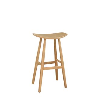 Tabouret de bar en chne massif SWINA B