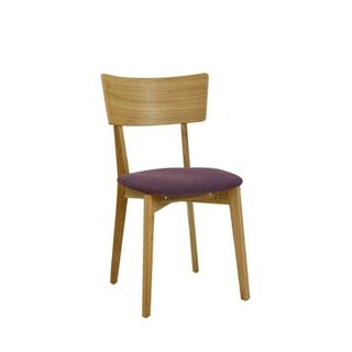 Chaise en bois chne massif rembourre DIMONI-P