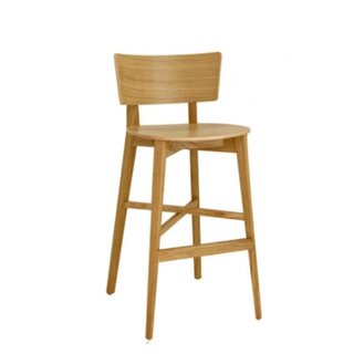 Chaise de bar en bois chne massif DIMONI B