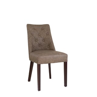 Chaise en bois rembourre capitonne RIMORA-200