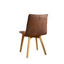 Chaise en chne rembourre BURA-W