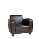 Fauteuil TONGA  Blanc Simili-cuir