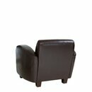 Fauteuil TONGA  Noyer clair Tissus