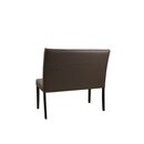 Banc 2 places en bois rembourr� BIATAN H�tre naturel Simili-cuir