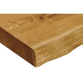 Plateau de table chne massif 70x70cm Ep 40mm avec 2...