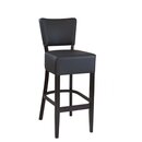 Chaise de bar noir AKINA B ST