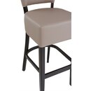 Chaise de bar taupe AKINA B ST
