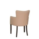 Chaise rembourre avec accoudoirs AKINA A Brun Antique