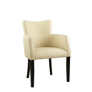 Chaise rembourre avec accoudoirs AKINA A Beige