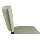 Chaise en bois rembourre AKINA-100 Noir