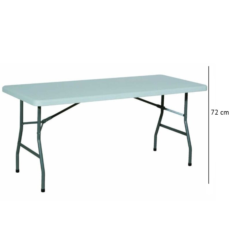 Table pliante de rception BISON rectangulaire 183 x 76