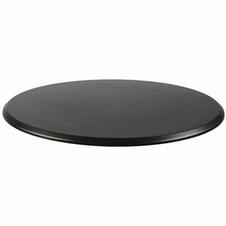 Plateau de table TOPALIT dcor Noir diam. 60cm