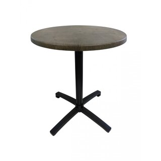 Plateau de table TOPALIT dcor Alu Bross diam. 60cm