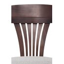 Chaise en bois avec assise rembourre BISTRO 11 P Tissus