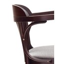 Chaise en bois avec assise rembourre BISTRO 11 P Tissus